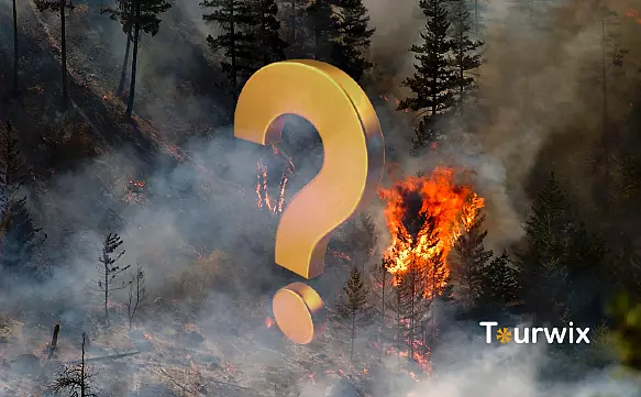 How is the situation of the forest fires in Turkey?